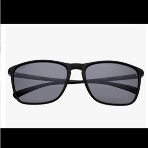 Zippo Black Polarized Rectangular Sunglasses (NWT)